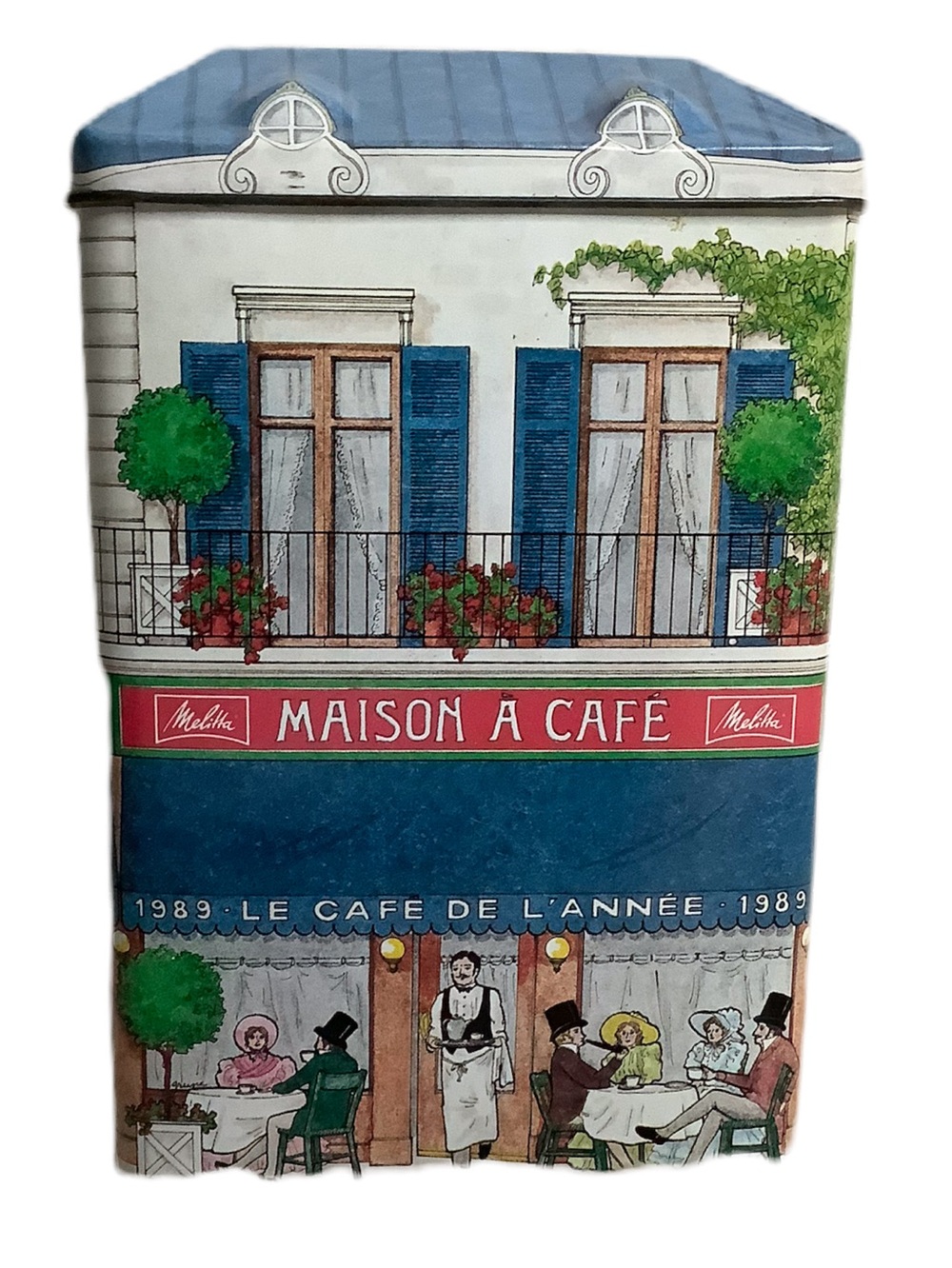Vintage 1989 Melitta Coffee Tin Coffee of the Year Maison à Café Decor Tin ☕️